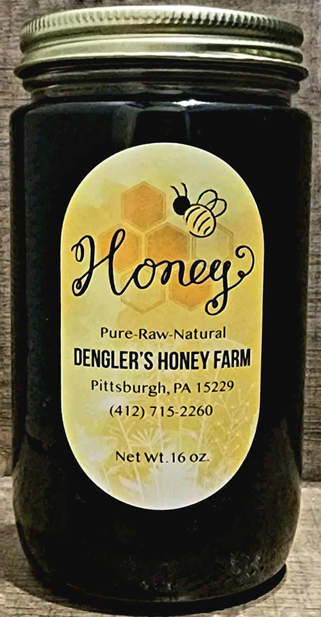Honey (Fall Variety) 16 Oz. Reusable Glass Jar